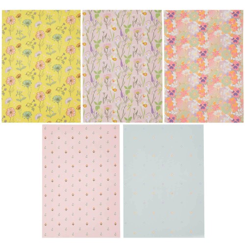 Flower Power Motive Bastelpapier